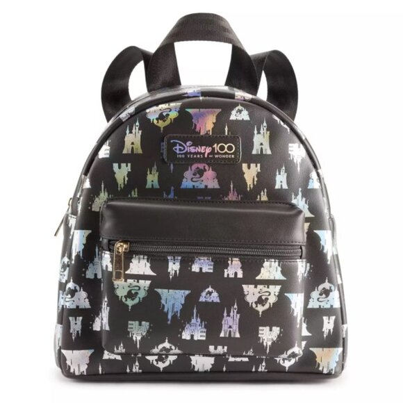 NWT! Disney 100 Aladdin Limited Edition Metallic Mini Backpack Princess Jasmine main image 5
